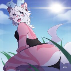 0milky0 _0_strawberrymilk_0_(artist) anthro ass background big_butt blue_eyes breedable breeding_slave bunnysuit butt_wings cat_ears cat_humanoid cat_tail catboy clothed cuntboy cuntboy/male cute cute_fangs daecomon demon demon_horns demon_wings femboy feminine_male fluffy_tail furry furry_male fursona gay happy hauro_(shirosato) horns intersex long_hair looking_at_viewer looking_back male male_only open_eyes open_mouth original original_character original_species piercings romantic safe scenery showing_ass smiling smiling_at_viewer submissive submissive_anthro submissive_male suggestive white_hair