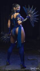 1girls 3d asian asian_female ass big_ass big_breasts breasts busty child_bearing_hips edenian female female_focus female_only fully_clothed hips kitana kitana_(new_era) large_breasts looking_at_viewer mask masked_female mortal_kombat mortal_kombat_1_(2023) red_lipstick royalty smz-69 solo solo_female solo_focus thick_thighs