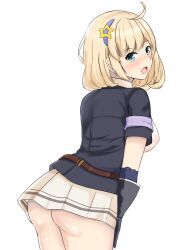 blonde_hair blue_eyes girls'_frontline m1911_(girls'_frontline) no_panties scourer_14