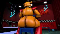 1boy 1male 3d_(artwork) 3d_animation animated animatronic anus ass ass_clap ass_clapping ass_shake ass_shaking big_anus big_ass big_butt big_penis bouncing_ass butt_shake clapping_ass clapping_cheeks fart fart_fetish farting fat_ass fat_butt five_nights_at_freddy's five_nights_at_freddy's:_security_breach gay glamrock_freddy_(fnaf) huge_ass joemike male male_only penis puffy_anus shaking_ass shaking_butt sitting soll solo_male sound tagme thick_ass twerk twerking video