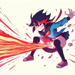 ai_generated bing_image_creator kill_la_kill laser laser_beam matoi_ryuuko weaponized_vagina what