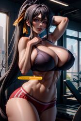 akeno himejima from high school dxd by diffusionlad