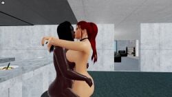 3d 3dxchat animated dark-skinned_futanari futanari gameplay interracial no_sound red_hair_female tagme video