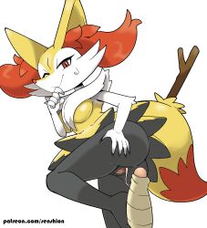 absurd_res after_sex after_vaginal anthro bodily_fluids braixen cum cum_in_pussy cum_inside duo female fur generation_6_pokemon genital_fluids genitals hi_res male male/female multicolored_body multicolored_fur nintendo nude penis pokemon pokemon_(species) pussy senshion sweat transparent_background white_body white_fur yellow_body yellow_fur