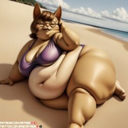 1girls 4k ai_generated anthro areola areolae bbw belly belly_button big_breasts breasts breasts cat_humanoid fat_woman feline female female female_only furry highres humanoid massive_thighs matronai_(artist) mature mature_anthro mature_female mature_woman milf mother nipples obese obese_anthro obese_female overweight overweight_female patreon patreon_username pinup poppy_o'possums_adoptive_mother poppy_opossum solo solo_female solo_focus ssbbw stable_diffusion swimsuit thick_thighs twitter_username wide_hips