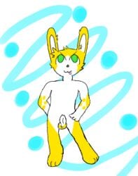 age_difference anthro lagomorph low_res male mammal oob_(character) rabbit solo young younger_male