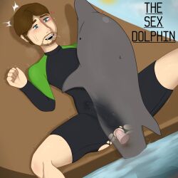 dolphin gay goulartehentai male_penetrated vinesauce vinny_(vinesauce) zoophilia