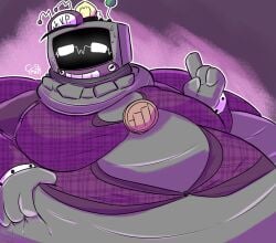 fat metallic_body obese robot robot_humanoid solo toontown_online toony vice_president