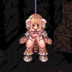 1boy 1boy1girl 1girls animated artist_request blonde_hair blush dog_ears female pixel_art ragnarok_online vaginal_penetration wanderer wanderer_(ragnarok_online)