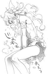 blush fingering masturbation monochrome nia_teppelin pussy_juice solo tengen_toppa_gurren-lagann tengen_toppa_gurren_lagann yuriko_(kkk9)