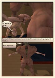 3d ablearcher abs bathing biceps big_dom_small_sub big_muscles big_penis comic domination futa_is_bigger futa_on_male futadom futanari futanari_on_male huge_cock large_penis male muscular_arms muscular_back muscular_futanari size_difference submissive_male veiny_penis