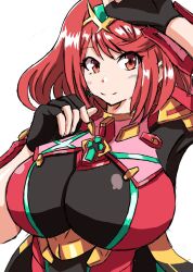 breasts clothed clothing core_crystal female female_only nintendo pyra short_hair simi_zero solo xenoblade_(series) xenoblade_chronicles_2