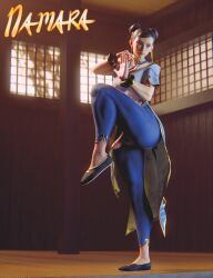chun-li from street fighter by namara