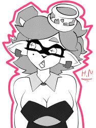 big_breasts breasts dress expressionless female madness04 marie_(splatoon) splatoon squid_sisters