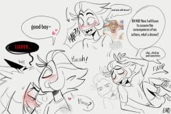 alastor (hazbin hotel) from hazbin hotel by adam dragonn