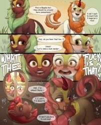 absurd_res autumn_blaze_(mlp) being_watched blazing_autumn blush carapace caught caught_in_4k chest_tuft cinder_glow_(mlp) close-up cousin_and_cousin cousin_penetrated cousin_penetrating cousin_penetrating_cousin cousins_(lore) cowgirl_position crotchboobs dialogue dominant dominant_female dragon felid female feral friendship_is_magic from_front_position gabrilis group hasbro hi_res horn imminent_orgasm in_heat incest_(lore) kirin looking_at_another looking_back male male/female mammal maple_brown_(mlp) my_little_pony mythological_creature mythological_scalie mythology neck_tuft on_bottom on_top pantherine riding_cock scalie sex smile speech_bubble star_eyes surprise text tongue tongue_out tuft wide_eyed window