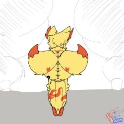 1boy 2girls big_ass big_penis bubble_butt fennekin furry huge_ass huge_cock humanoid lattemon lattemon_(character) male_focus penis pokémon_(species) pokemon pokemon_(species) pregnant tagme thick_thighs wide_hips