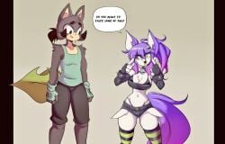 big_breasts breasts canine cleavage female furry hiel_(lucyfercomic) lucyfercomic thick_thighs thighhighs wide_hips zhenzi zhenzi_(diives)