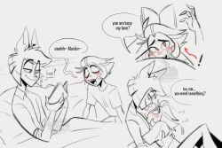 alastor (hazbin hotel) from hazbin hotel by adam dragonn