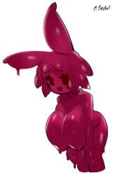 big_breasts bunny_ears firstw1 huge_breasts slime slime_girl