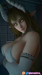 3d big_breasts bikini breasts giannanora_ holya horn horns image original_character sinia succubus succubus_horns