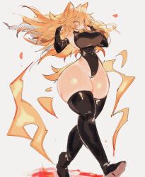 animal_ears animal_tail ass big_ass big_breasts big_thighs blonde_hair breasts fleetway_super_sonic gigantic_ass gigantic_thighs huge_ass huge_breasts huge_thighs latex long_hair red_eyes sonic.exe_(series) sonic_(series) sonic_the_hedgehog_(series) tagme tail thick_hips thick_thighs thighhighs thighs usa37107692