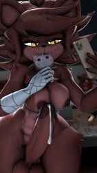 1futa 3d 3d_(artwork) alternate_version_available anthro anthro_only balls bandage bandaged_arm big_breasts big_penis breasts cellphone cum cum_drip curvy fazclaire's_nightclub fexa fexa_(cally3d) fexa_(cryptia) fexasfm five_nights_at_freddy's foxy_(cally3d) foxy_(fnaf) fredina's_nightclub furry furry_only futa_only futanari hourglass_figure huge_cock inverted_nipples nipple_piercing nipples penis phone scottgames selfie slit_pupils solo solo_futa thick_thighs voluptuous wide_hips yiff