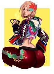 1girls :) ass ass_cleavage ass_focus azucena_milagros_ortiz_castillo azucena_milagros_ortiz_castillo_(cosplay) big_ass big_butt big_thighs blonde_hair british_female bubble_ass bubble_butt butt cammy_white capcom coffee coffee_mug cosplay curvaceous curvy dat_ass earrings enormous_ass enormous_butt enormous_thighs eyelashes fat_ass fat_butt feather_in_hair female female_only fingerless_gloves fully_clothed giant_ass gigantic_ass gloves hips holding_mug holding_object hood hooded_jacket hoodie huge_ass huge_butt huge_thighs hyper_ass hyper_butt hyper_thighs jacket kittymiya large_ass large_butt large_thighs light-skinned_female light_skin looking_at_viewer looking_back massive_ass massive_butt massive_thighs namco round_ass round_butt seductive seductive_gaze seductive_look seductive_pose seductive_smile shiny_ass short_hair smile solo solo_female street_fighter street_fighter_6 tekken tekken_8 thick thick_ass thick_legs thighs tight_clothing tight_pants voluptuous waist wasp_waist wide_hips wide_thighs