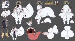 absurd_res angel animal_humanoid arthropod arthropod_humanoid ass balls character_name clothed clothing feet front_view fur genitals glans halo hi_res humanoid insect_humanoid insects lalavi lepidopteran lepidopteran_humanoid model_sheet moth_humanoid multi_arm multi_limb navel nude pawpads penis rear_view side_view soles teeth tongue