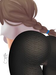 1girls ass ass_grab back_view brown_hair butt_focus fhs fhsz3r0 fnafhs fnafhs_z3ro fnafhsrule34 freddy_(fnafhs) homerbls long_hair rule_63 sigfrid_(fnafhs) tagme