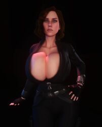 1girls 3d 3d_animation alternate_breast_size animated belt black_widow_(marvel) bodysuit bouncing_breasts bouncing_hair breast_jiggle breasts_bigger_than_head breasts_bigger_than_torso cleavage female female_only female_solo fingerless_gloves gigantic_breasts gloves hand_on_hip hourglass_figure huge_breasts human human_only jiggle jiggling jiggling_breasts light-skinned_female light_skin looking_at_viewer looking_away marvel marvel_cinematic_universe midriff natasha_romanoff open_bodysuit open_clothes red_hair shorter_than_30_seconds skin_tight small_waist soft_breasts solo solo_female strutting thighs thin_waist top_heavy upper_body vaako vertical_video video walk_cycle walking wasp_waist wide_hips