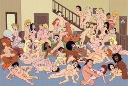 6+boys 6+girls accurate_art_style afro akiko_yoshida alien american_dad animated asian asian_female asian_male ass_licking auburn_hair avery_bullock bah-bah_ling bald bald_man barefoot becky_arangino betty_smith bill_(american_dad) black_hair blonde_hair bob_memari brunette_hair cassandra_dawson completely_nude completely_nude_female completely_nude_male connie_robinson danuta dark-skinned_female dark-skinned_male dark_skin dick_reynolds dreadlocks duper esther_lonstein female francine_smith gina_golddigger grey_hair group gwen_ling hair_bun hayley_smith human humanoid husband_and_wife interracial_sex jack_smith_(ad) jeff_fischer jim_(american_dad) judy_panawitz light-skinned_female light-skinned_male linda_memari living_room long_hair long_hair_female long_hair_male lorraine_(american_dad) male male/female mia_(american_dad) naked navel nicholas_dawson nipples nude nude_female nude_male oral orgy pale_skin ponytail principal_brian_lewis roger_smith sandy_(american_dad) sex sexpuneequa sexpuniqua sfan short_hair short_hair_female short_hair_male stan_smith steve_smith swingers tagme ted_robinson twintails vaginal vaginal_penetration white_hair young