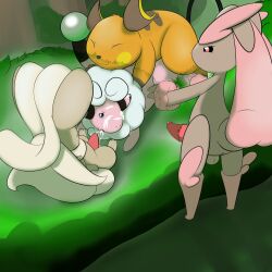 chinchilla cinccino cum flaaffy fur furry group_sex lopunny pokémon_(species) pokemon pokemon_(species) raichu shiny_cinccino shiny_flaafy shiny_lopunny shiny_pokemon tagme yiff yumei