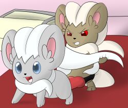 chinchilla cinccino from_behind fur furry pokémon_(species) pokemon shiny_cinccino shiny_pokemon strap-on tagme yiff yumei