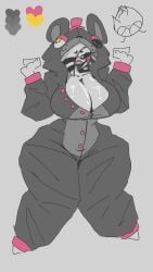 big_breasts big_thighs breasts curvy curvy_body curvy_female curvy_figure curvy_hips curvy_thighs dragonfruit7 fazclaire's_nightclub female female_only five_nights_at_freddy's fnaf fredina's_nightclub lefty_(fnaf) marie_(cally3d) marie_(cryptia) marionette_(fnaf) pijama puppet_(cally3d) puppet_(fnaf) shiny_skin solo thick_thighs thighs voluptuous wide_hips