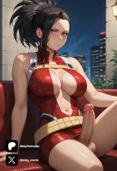 momo yaoyorozu from boku no hero academia by nickythecreator