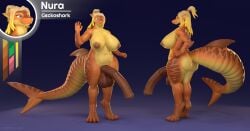 absurd_res animal_genitalia animal_humanoid animal_penis anthro ass balls belly big_balls big_breasts big_butt big_penis blonde_hair breasts equine_genitalia equine_penis fish fish_humanoid genitals green_eyes gynomorph hair heavy_balls hi_res huge_balls huge_breasts huge_cock humanoid hyper hyper_balls hyper_breasts hyper_genitalia hyper_penis intersex long_hair long_penis looking_at_viewer marine marine_humanoid medial_ring nipples norrxie nude nura_(norrxie) overweight overweight_intersex penis slightly_chubby smile solo text thick_penis thick_thighs wide_hips