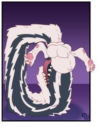 balls belly big_balls big_feet big_penis big_tail demon feet genitals huge_balls huge_cock huge_feet huge_tail hybrid hyper hyper_balls hyper_feet hyper_genitalia hyper_penis hyper_tail male mammal mephitid navel nenanauso penis self-vore skunk solo tail tail_fetish tail_mouth tail_play tail_vore unusual_anatomy unusual_tail vore