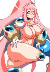 1girls big_breasts breasts breasts_out eratoeir female female_focus female_only girls_only kotatuman_dash pink_hair