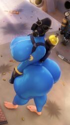 1girls 2020s 2024 3d 3d_(artwork) 5_fingers ass ass_cleavage big_ass big_breasts big_thighs blue_latex bodysuit bottom_heavy breasts cand3d clothing dat_ass dispenser_(team_fortress_2) eyelashes feet female female_focus female_only fempyro fully_clothed giant_ass gloves hi_res highres huge_ass hyper hyper_ass jpeg large_ass large_breasts large_thighs latex latex_gloves latex_suit neon_sign pyro round_ass rule_63 slim_waist solo solo_female solo_focus tagme team_fortress_2 thick_thighs thighs valve weapon wide_hips