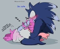 adorable_face amy_rose ass ass_exposed bare_ass bare_legs barefoot bedhead blue_fur blue_hair blush bottomless buttocks buttockss claws closed_eyes clothed clothing duo edit eulipotyphlan exposed_ass eyelashes feet female fur hedgehog hi_resanthro hug hugging_another's_head legs lolita_fashion long_eyelashes lying male male/female mammal medium_hair monster monster_boy no_panties only_shirt pantsless pink_fur pink_hair quavernsfw quavernsfwsega sega shirt shirt_only sitting size_difference sleeping soles sonic_the_hedgehog sonic_the_hedgehog_(series) sonic_the_werehog sonic_unleashed straight surprised tail teen teen_boy teen_girl teenage teenage_boy teenage_girl teenager third-party_edit tired toes translucent translucent_clothing werehog wolf_tranformation zzz