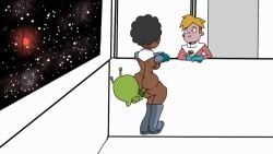 adult_swim animated cartoon female final_space gary_goodspeed quinn_ergon tagme video