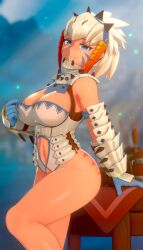 3d 3d_model anna_anon ass barioth_(armor) big_ass big_breasts big_butt breasts female monster_hunter tagme