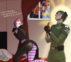 1boy 1boy1girl 1girls alien alien_girl artist_request astra_militarum eldar elf_ears female harlequin_(warhammer) imperial_guard male meme praying tagme_(artist) warhammer_(franchise) warhammer_40k