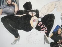 abs after_anal after_rape anal big_ass big_penis black_hair black_leggins black_shirt bondage brap cum cum_fart cum_in_ass fart fart_on_dick farting hand_drawn high_heels humiliation pussy pussy_ejaculation squat squatting squirting susu_jpg swimsuit_succubus tied tied_hands torn_clothes virtual_youtuber vtuber youtuber youtuber_girl