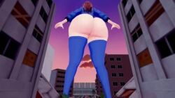 1girls 3d albyon animated ass_shake blizzard_entertainment city_destruction d.va destruction female female_only giantess gigantic_ass huge_ass mp4 nerf_this_november no_nut_november no_sound overwatch solo tagme video