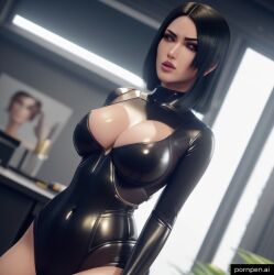 ai_generated breasts fortnite fortnite:_battle_royale latex_suit leather leather_suit sex