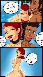 1male asking_for_it beaverbastard big_ass comic comic_page dialogue female mike_(tdi) total_drama_(series) total_drama_island zoey_(tdi)