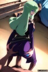 1girls ai_generated ass ass_grab big_ass breasts bubble_ass bubble_butt female from_behind from_behind_position huge_ass huge_cock human interracial long_hair mature_female medea_(saint_seiya) milf mother pale-skinned_female pale_skin saint_seiya saint_seiya_omega thick_thighs villainess wide_hips