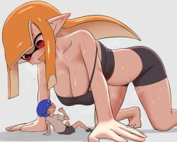 inkling from splatoon by nobunagapero
